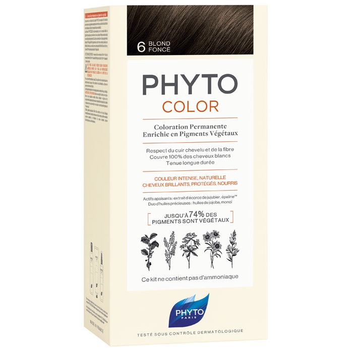 Купить Phyto color №6 (темный блонд) краска для волос