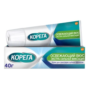 Купить Корега 40 г крем для фиксации зубных протезов освежающий