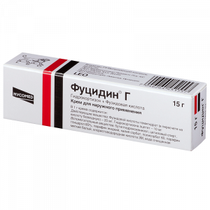 Купить: Фуцидин Г 15 г крем для наружного применения