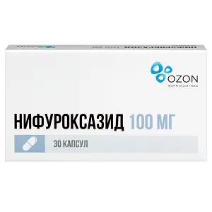 Купить Нифуроксазид 100 мг 30 шт капсулы