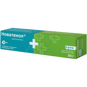 Купить: Новатенол 5 % 50 мг крем для наружного применения