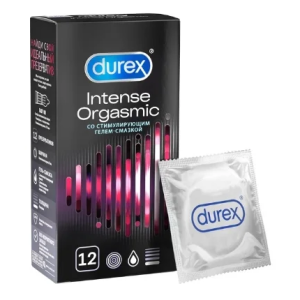 Купить: Durex Intense Orgasmic презервативы рельефные 12 шт.