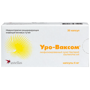 Купить: Уро-Ваксом 6 мг 30 шт капсулы