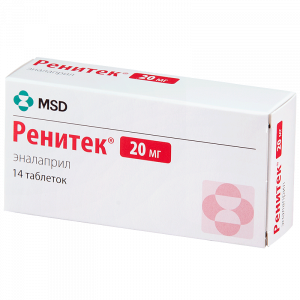 Купить: Ренитек таблетки 20мг №14