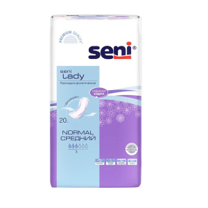 Купить: Seni Lady Normal 20 шт прокладки урологические 3 капли