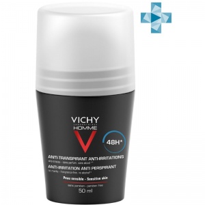 Купить: Vichy Homme дезодорант-антиперсперант 48 ч для чувствительной кожи, 50мл