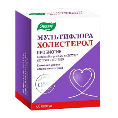 Купить Мультифлора Холестерол 60 шт капсулы