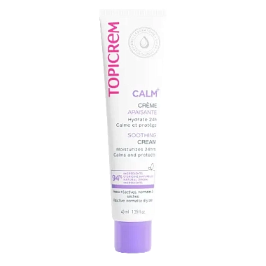 Купить Topicrem Calm+ 40 мл крем для лица легкий успокаивающий