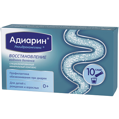 Купить Адиарин Регидрокомплекс 10 шт порции для раствора в саше