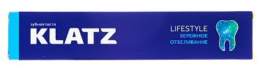 Купить Klatz Lifestyle 75 мл паста зубная бережное отбеливание