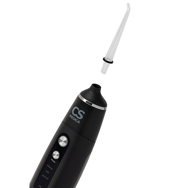 Купить CS Medica Aquapulsar ирригатор полости рта портативный черный Артикул CS-3 PRO+