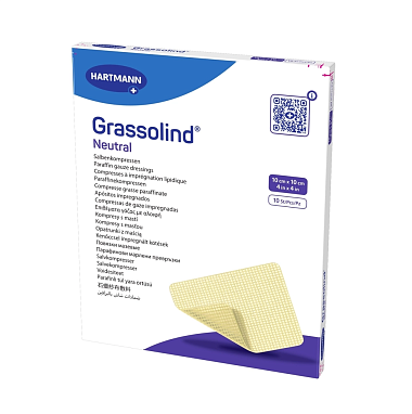 Купить Hartmann Grassolind 10см х 10 см 10 шт повязка мазевая