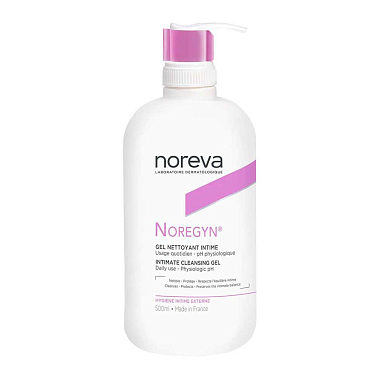 Купить Noreva Noregyn 500 мл гель для интимной гигиены очищающий флакон-помпа