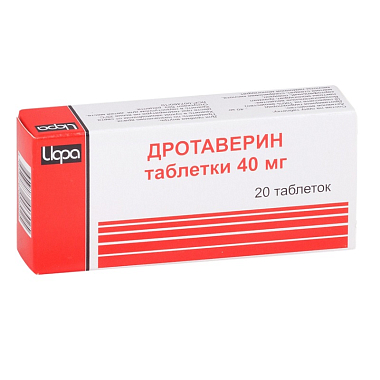 Купить Дротаверин 40 мг 20 шт таблетки