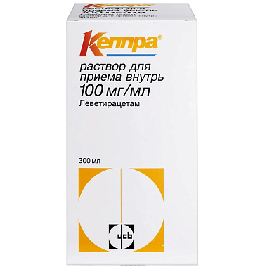 Купить Кеппра 100 мг/мл 300 мл раствор для приема внутрь флакон
