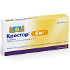 Купить Крестор 5 мг 28 шт таблетки покрытые пленочной оболочкой