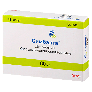 Купить Симбалта 60 мг 28 шт капсулы кишечнорастворимые