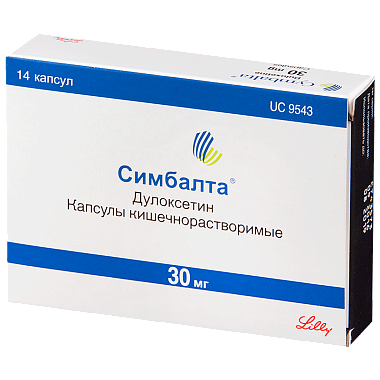 Купить Симбалта 30 мг 14 шт капсулы кишечнорастворимые