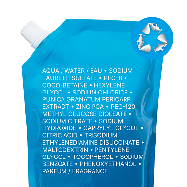 Купить La Roche-Posay Effaclar Refill 400 мл гель очищающий для чувствительной кожи лица и тела сменный блок