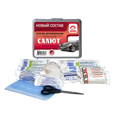 Купить Аптечка первой помощи Фэст автомобильная/салют/по ТУ 9398-94280833-2020 футляр 2ПМ