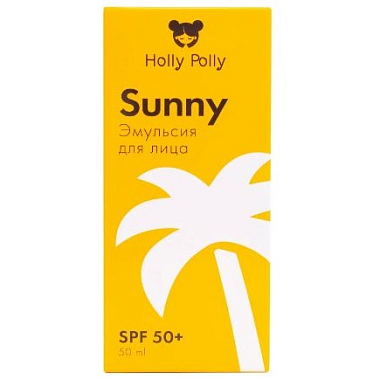 Купить Holly Polly Sunny 50 мл эмульсия солнцезащитная для лица SPF-50+ 