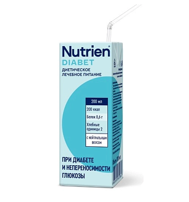 Купить Nutrien Diabet 200 мл смесь для энтерального питания с нейтральным вкусом