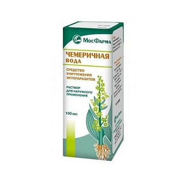 Купить Чемеричная вода 100 мл 1 шт раствор для наружного применения