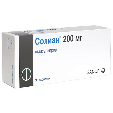 Купить Солиан 200 мг 30 шт таблетки