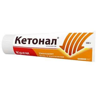 Купить Кетонал 5% 100 г крем для наружного применения