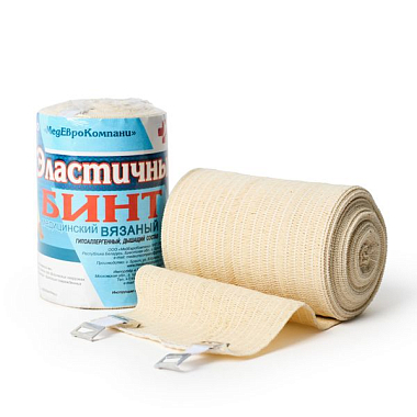 Купить Мек бинт 10 см × 5 м эластичный медицинский компрессионный средней растяжимости