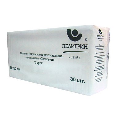 Купить Пелигрин Супер 60 см x 60 см 30 шт простыни
