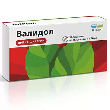 Купить Валидор Реневал 60 мг 16 шт таблетки подъязычные