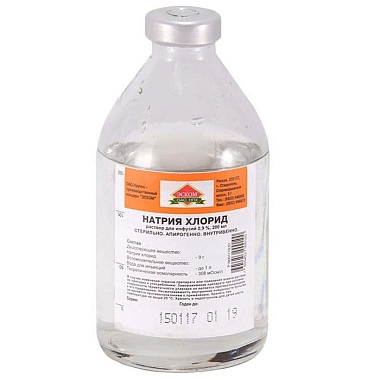 Купить Натрия Хлорид 0,9 % 200 мл 28 шт раствор для инфузий флакон