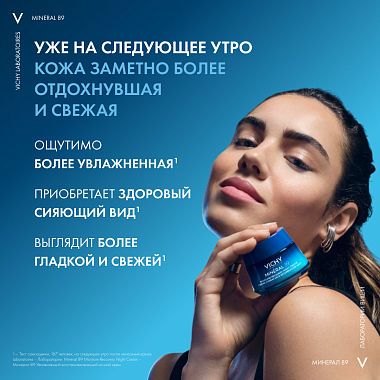 Купить Vichy Mineral 89 50 мл крем ночной увлажняющий восстанавливающий
