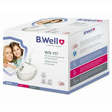 Купить B.Well WN-117 ингалятор компрессорный семейный