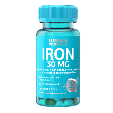 Купить Urban Formula Iron 30 шт капсулы