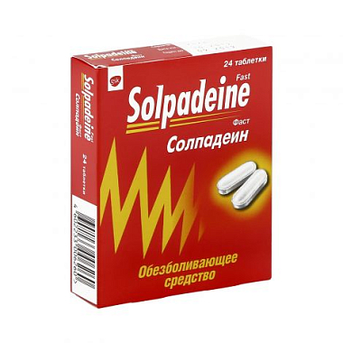 Купить Солпадеин Фаст 24 шт таблетки покрытые пленочной оболочкой