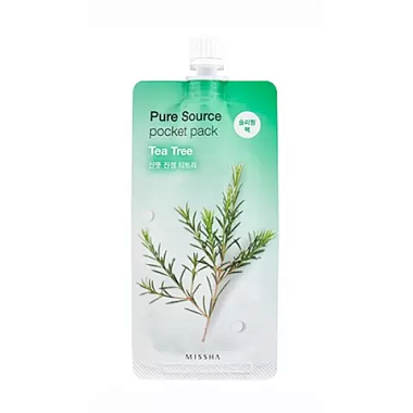 Купить Missha Pure Source Pocket Pack 10 мл маска для лица с экстрактом чайного дерева