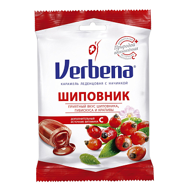 Купить Вербена Шиповник 60 г карамель леденцовая