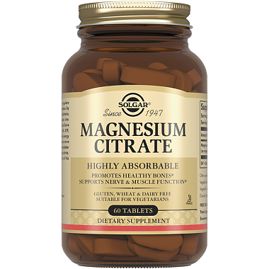 Купить Solgar Цитрат Магния 60 шт таблетки