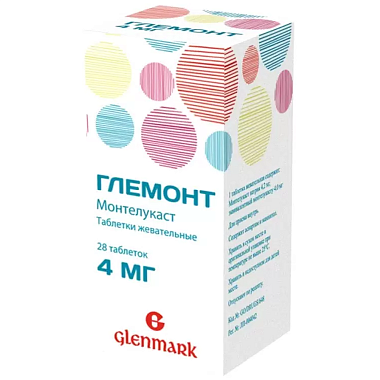 Купить Глемонт таблетки жев 4мг №28