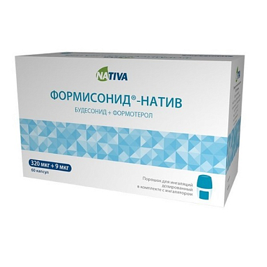 Купить Формисонид-Натив пор д/инг доз 320мкг+9мкг №60 +устройст д/ингал