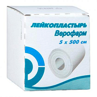 Купить Пластырь катушка 5смX500см пластик (Верофарм АО)