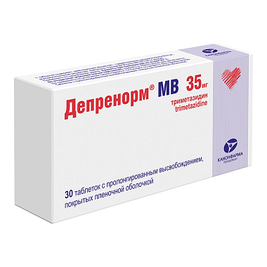 Купить Депренорм МВ 35 мг 30 шт таблетки покрытые пленочной оболочкой с пролонгированным высвобождением