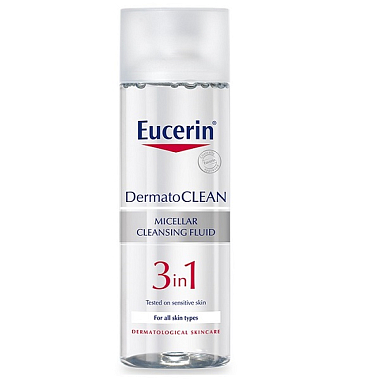 Купить Eucerin DermatoClean 200 мл лосьон мицеллярный освежающий и очищающий 3 в 1