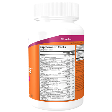 Купить Now Foods Дейли Витс таб №100