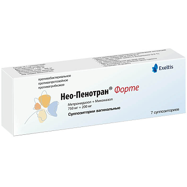 Купить Нео-Пенотран Форте 7 шт суппозитории вагинальные