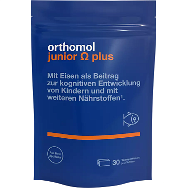 Купить Orthomol Junior Omega plus таблетки жевательные курс 30 дней