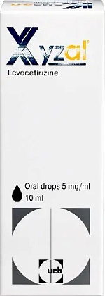 Купить Ксизал 5 мг/мл 10 мл капли для приема внутрь