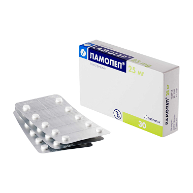 Купить Ламолеп 25 мг 30 шт таблетки
